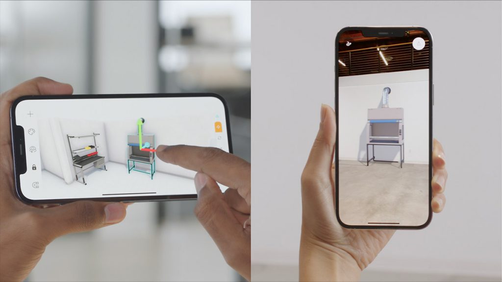 New iPhone with LiDAR sensor functions can be used to create a next-gen AR app